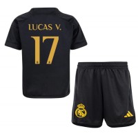 Dětský Fotbalový dres Real Madrid Lucas Vazquez #17 2023-24 Třetí Krátký Rukáv (+ trenýrky)